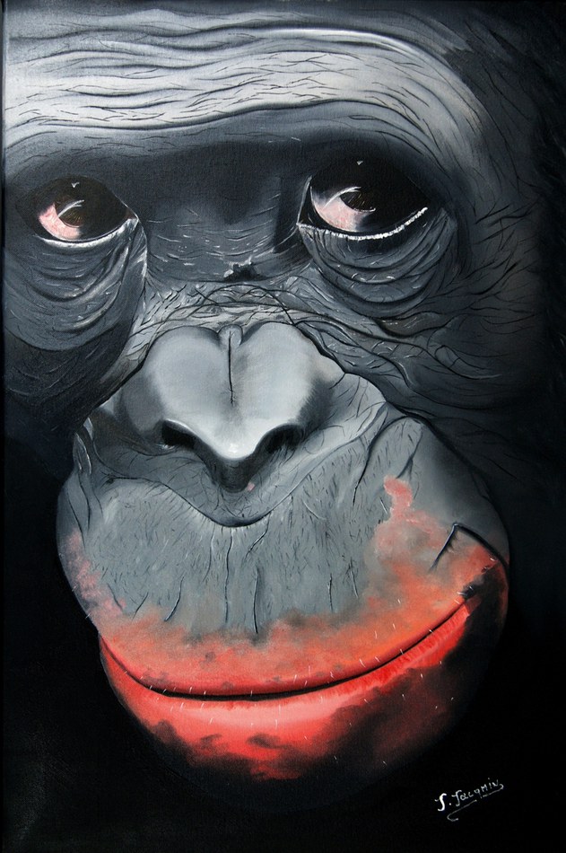 Expo regards et formes (2) Chimpanzé